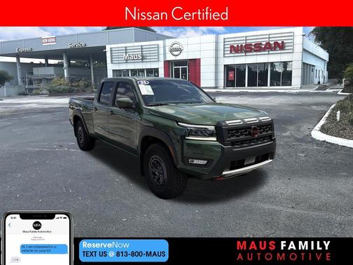 Tactical Green Metallic 2025 Nissan Frontier PRO-4X