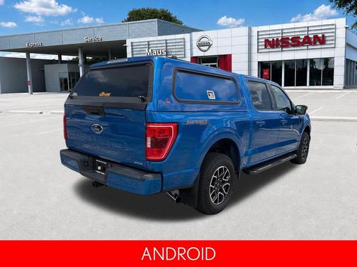 Blue 2021 Ford F-150 XLT