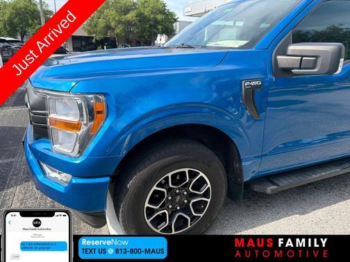 Blue 2021 Ford F-150 XLT