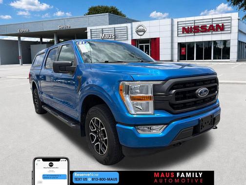 Blue 2021 Ford F-150 XLT