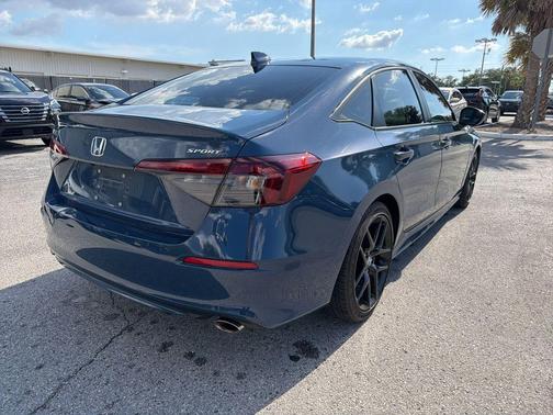 Blue Lagoon Pearl 2025 Honda Civic Sport