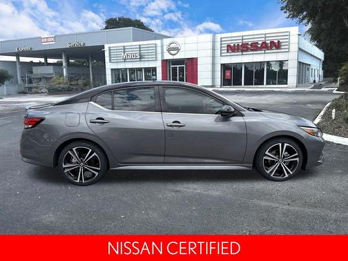 Gun Metallic/Super Black 2022 Nissan Sentra SR