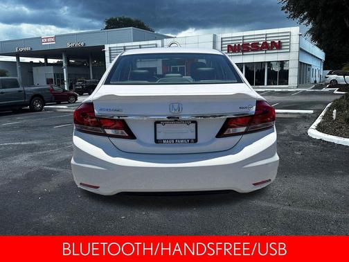 White Orchid Pearl 2015 Honda Civic EX-L