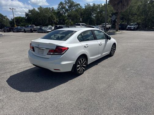 White Orchid Pearl 2015 Honda Civic EX-L