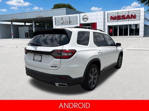 Platinum White Pearl 2025 Honda Pilot Sport