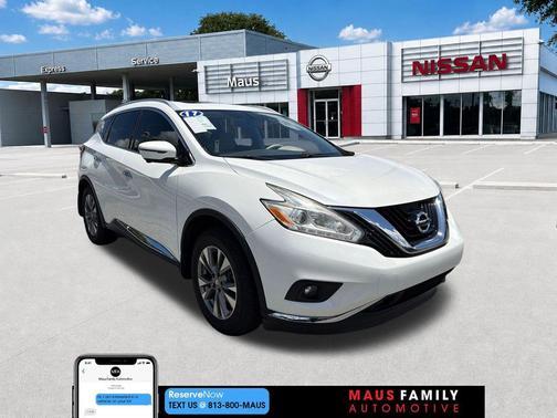 Pearl White 2017 Nissan Murano SL