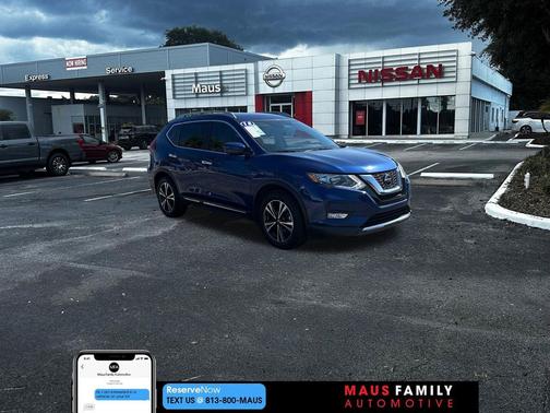 Caspian Blue 2018 Nissan Rogue SL