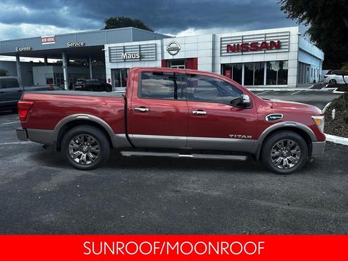Cayenne Red 2017 Nissan Titan Platinum Reserve