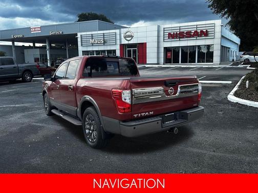 Cayenne Red 2017 Nissan Titan Platinum Reserve