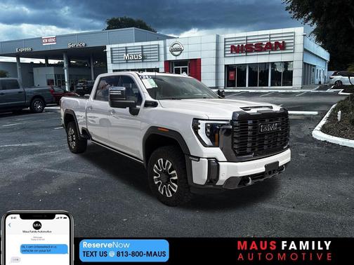 White Frost Tricoat 2024 GMC Sierra 2500 Denali Ultimate