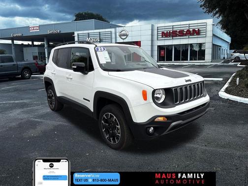 Alpine White Clearcoat 2023 Jeep Renegade Upland