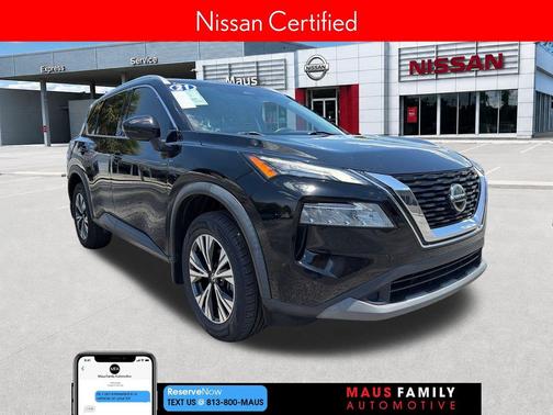 Super Black 2021 Nissan Rogue SV