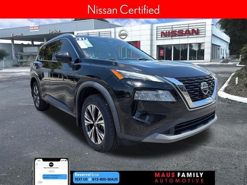 Super Black 2021 Nissan Rogue SV