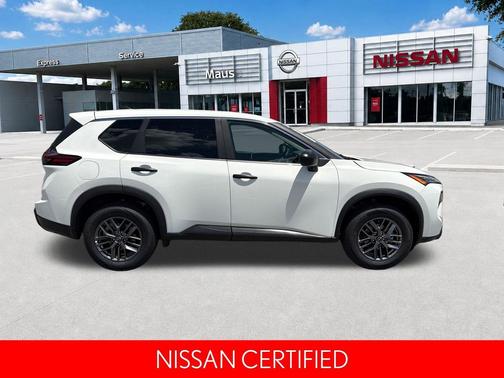 Glacier White 2024 Nissan Rogue S