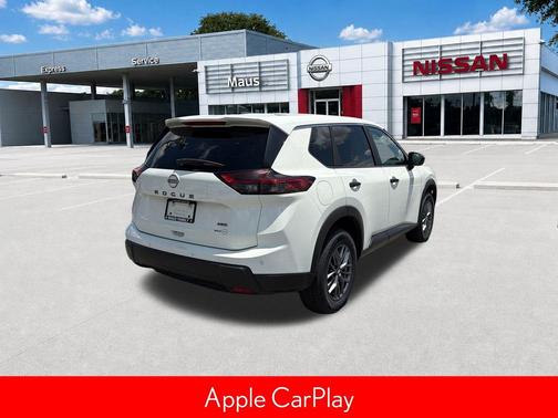 Glacier White 2024 Nissan Rogue S