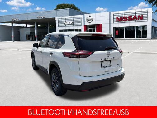Glacier White 2024 Nissan Rogue S
