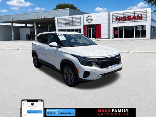 Snow White Pearl 2024 Kia Seltos S