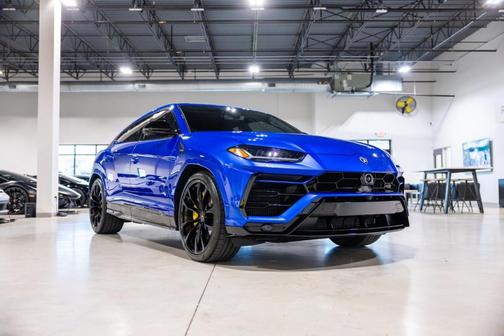 Blu Nethuns Metallic 2022 Lamborghini Urus NETHUNS-YELLOW ACCENTS ALL AROUND-SUB 5K MILES