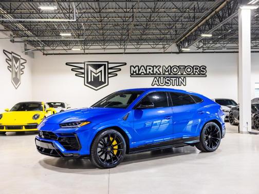 Blu Nethuns Metallic 2022 Lamborghini Urus NETHUNS-YELLOW ACCENTS ALL AROUND-SUB 5K MILES