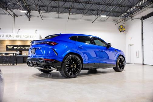 Blu Nethuns Metallic 2022 Lamborghini Urus NETHUNS-YELLOW ACCENTS ALL AROUND-SUB 5K MILES