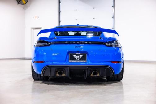 Shark Blue 2022 Porsche 718 Cayman GT4-SHARK BLUE-PDK-DEVIATED STITCHING-PCCB