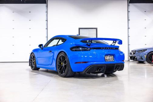 Shark Blue 2022 Porsche 718 Cayman GT4-SHARK BLUE-PDK-DEVIATED STITCHING-PCCB