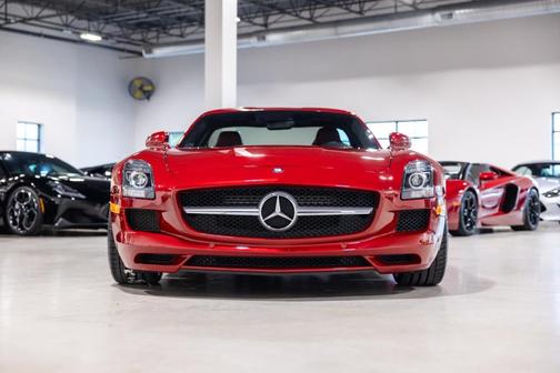 Red 2012 Mercedes-Benz SLS AMG Base