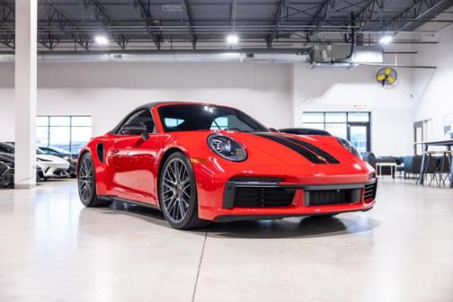 Red 2024 Porsche 911 Turbo S