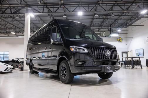 Obsidian Black Metallic 2025 Mercedes-Benz Sprinter 3500XD High Roof