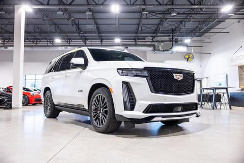 Crystal White Tri-Coat 2024 Cadillac Escalade V-Series