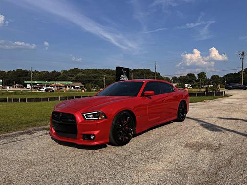 Red 2013 Dodge Charger SRT8