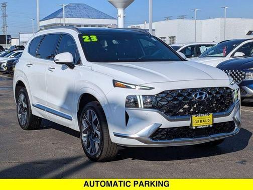 Serenity White Pearl 2023 Hyundai SANTA FE Calligraphy