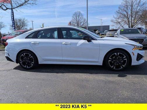 Glacial White Pearl 2023 Kia K5 GT-Line