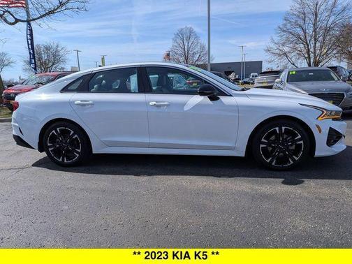Glacial White Pearl 2023 Kia K5 GT-Line