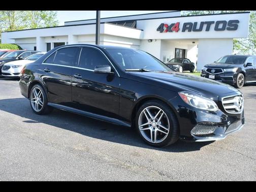 Black 2016 Mercedes-Benz E-Class 4MATIC