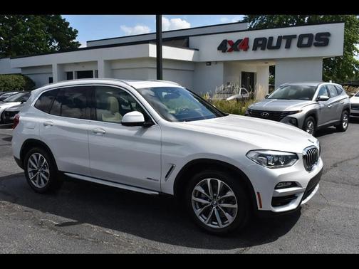 WHITE 2018 BMW X3 xDrive30i