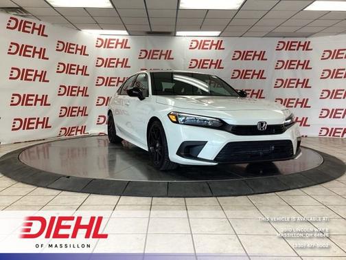 Platinum White Pearl 2023 Honda Civic