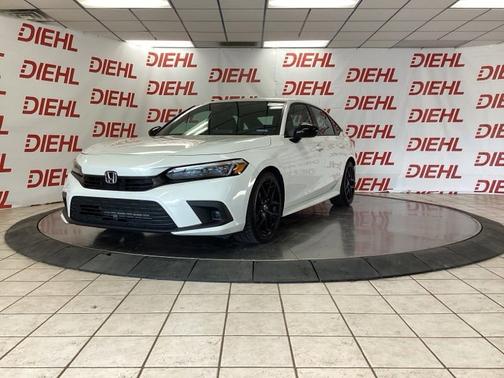 Platinum White Pearl 2023 Honda Civic