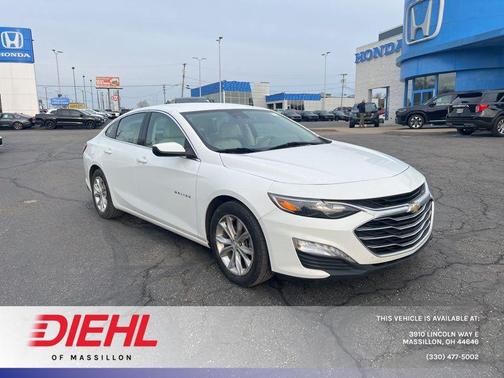 Summit White 2020 Chevrolet Malibu FWD LT