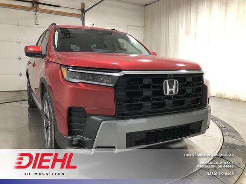 Radiant Red Metallic II 2026 Honda Pilot Elite