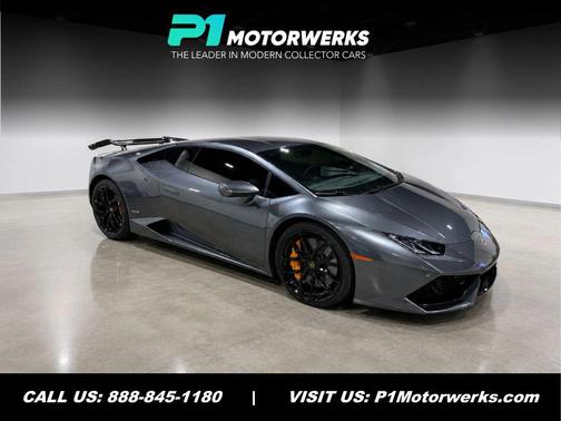 Gray 2016 Lamborghini Huracan LP 610-4 Coupe 2D