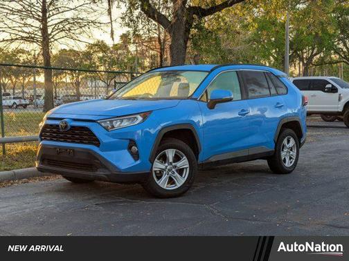 Blue Flame 2021 Toyota RAV4 XLE