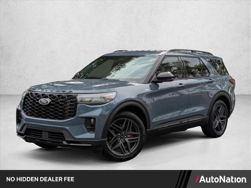 Vapor Blue Metallic 2025 Ford Explorer ST-Line