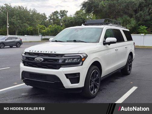 Star White Metallic Tri-Coat 2024 Ford Expedition Max Limited