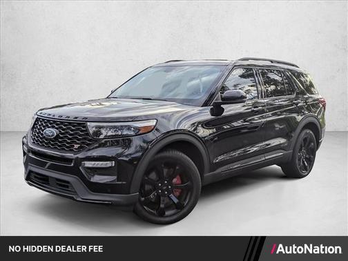 Agate Black Metallic 2024 Ford Explorer ST