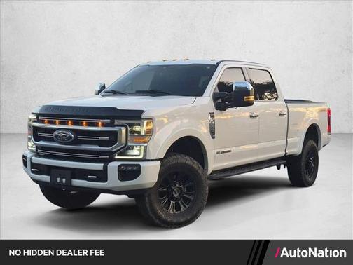 Star White Metallic Tri-Coat 2022 Ford F-350 Platinum