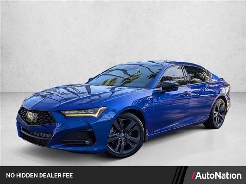 Apex Blue Pearl 2023 Acura TLX A-Spec