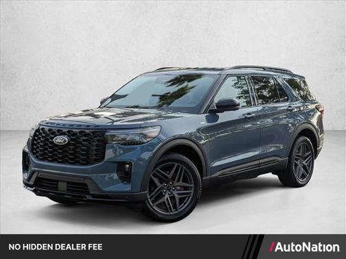Vapor Blue Metallic 2026 Ford Explorer ST-Line