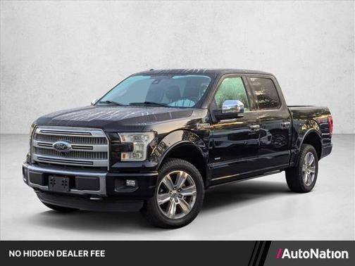 Shadow Black 2016 Ford F-150 Platinum