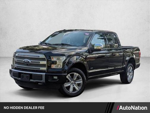 Shadow Black 2016 Ford F-150 Platinum